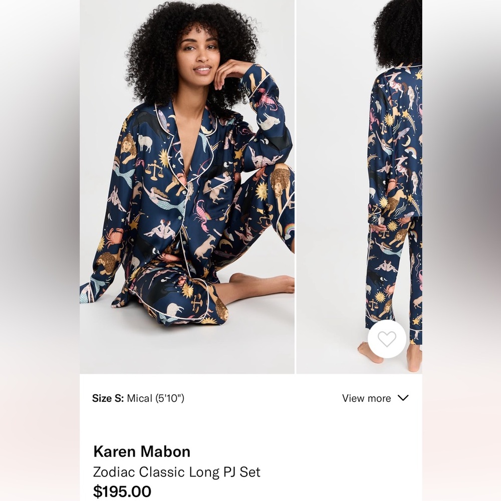 Karen Mabon Zodiac Classic Long PJ Set